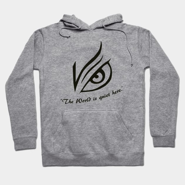 The World is quiet here Hoodie by MrSaxon101